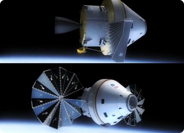 Orion, une capsule spatiale qui pourrait emmener les humains vers les lunes martiennes.