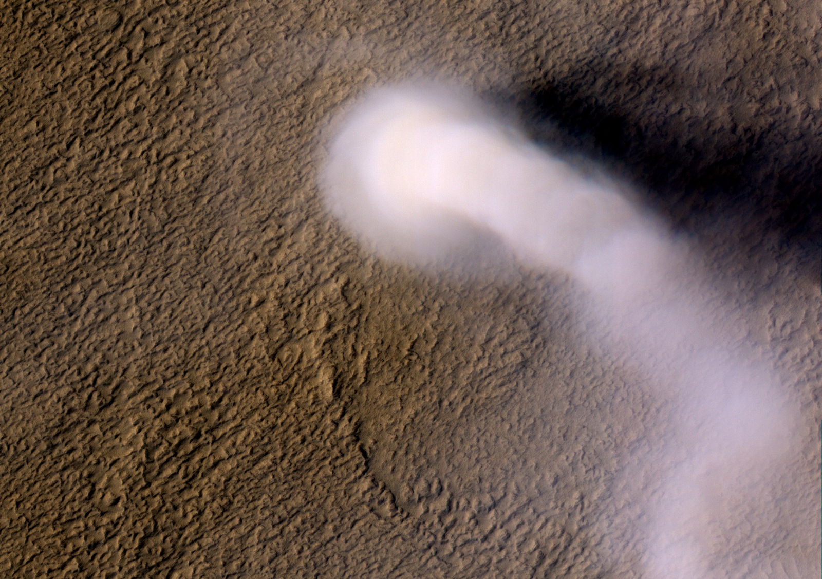 Le microphone de l’astromobile Perseverance enregistre le son d’un grand tourbillon de poussière sur Mars