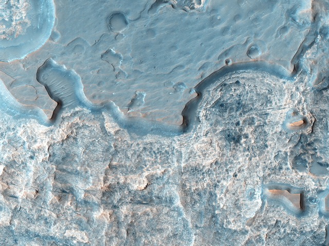 Il ne manque que l’eau dans ce grand canyon martien.