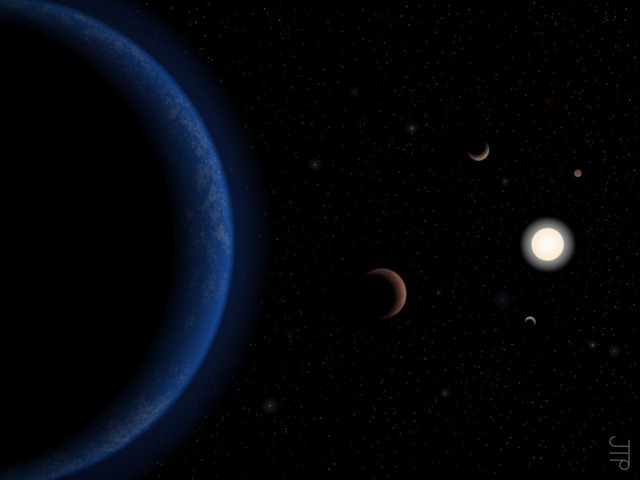 Une étoile proche de notre Soleil possède 5 planètes dont une qui pourrait être habitable.