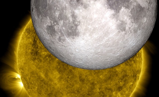 La vue reconstituée la plus précise de la Lune éclipsant le Soleil depuis l’espace