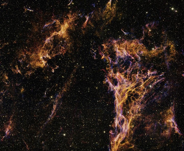 La plus grande image astronomique présente les dentelles du Cygne.