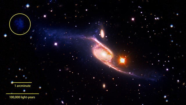 La plus grande galaxie spirale connue dans l’univers représente 5 fois la taille de notre galaxie.