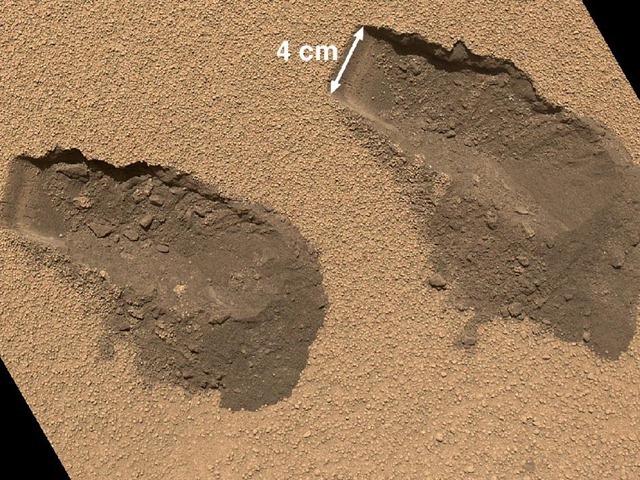 Les premiers résultats de l’analyse du sol martien par le Curiosity.