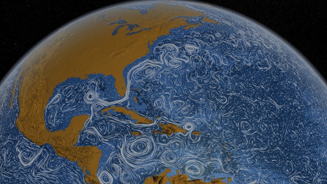 Les courants océaniques donnent à la Terre un style Van Gogh-esque. (Vidéo)