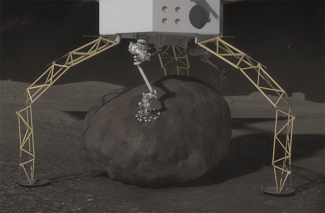 Finalement, la NASA se contentera de capturer un petit rocher de l’espace pour le placer dans l’orbite de la Lune