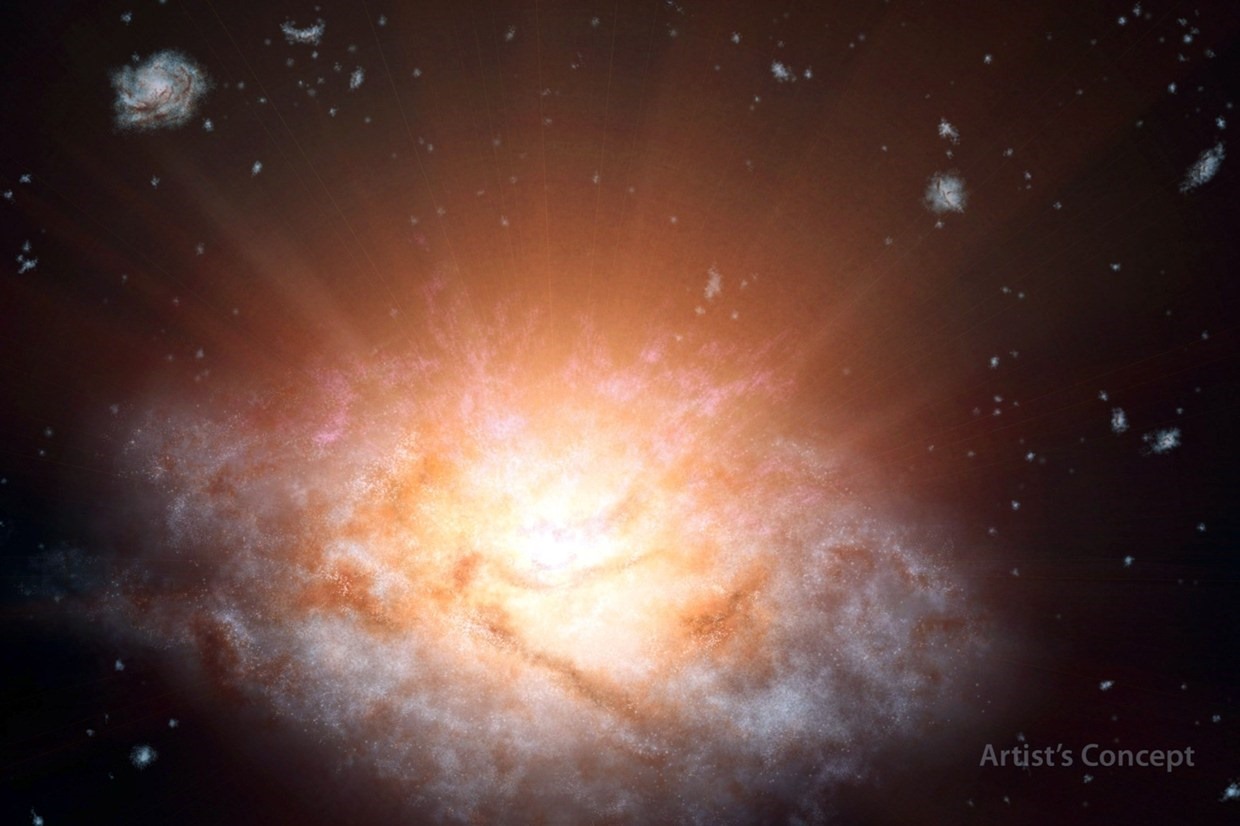 Découverte de la galaxie la plus brillante connue dans l’Univers