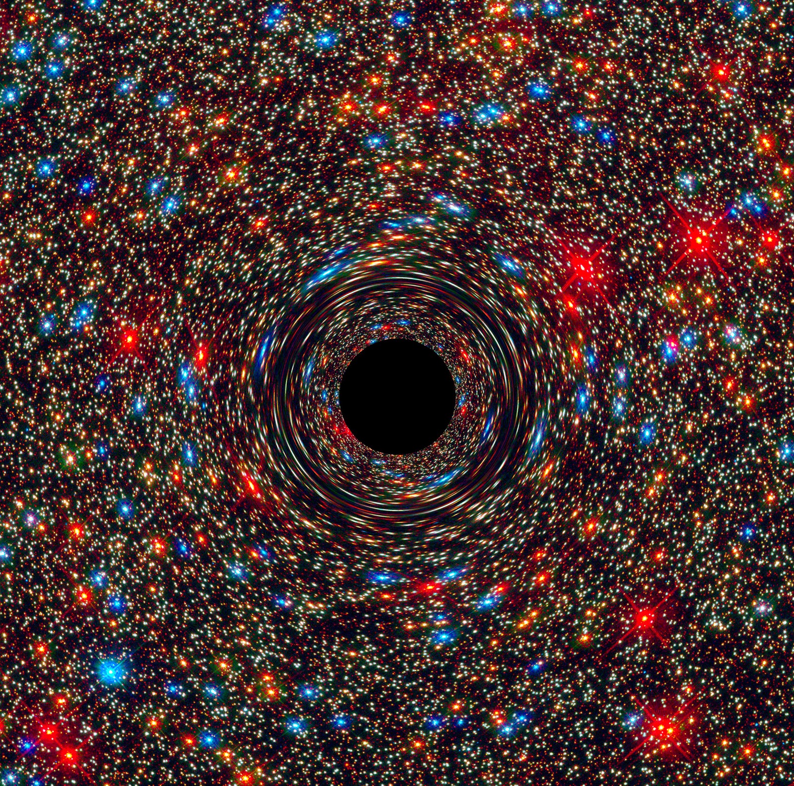 Le deuxième plus grand trou noir découvert là où on ne l’attendait pas