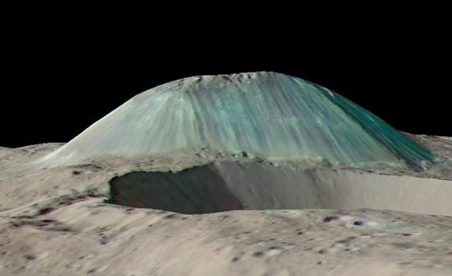 Pourquoi le volcan de glace de la planète naine Cérès est-il si seul ?
