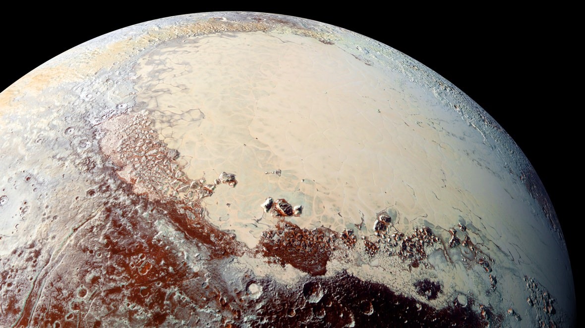 Pluton présente des dunes composées de méthane glacé
