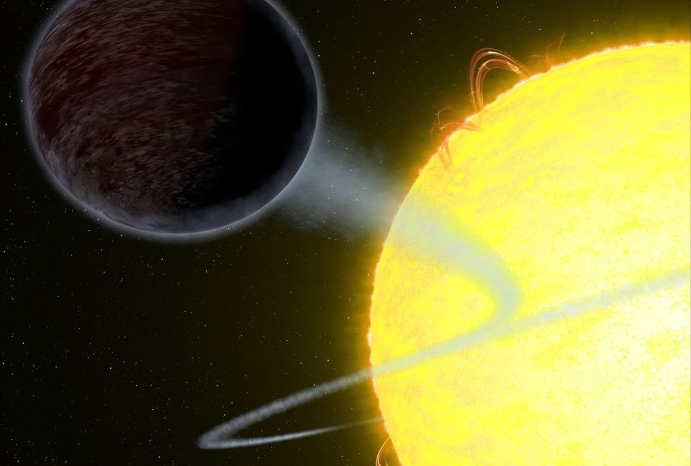 Sur l’étrange exoplanète aussi noir que l’asphalte qui absorbe la lumière de son étoile