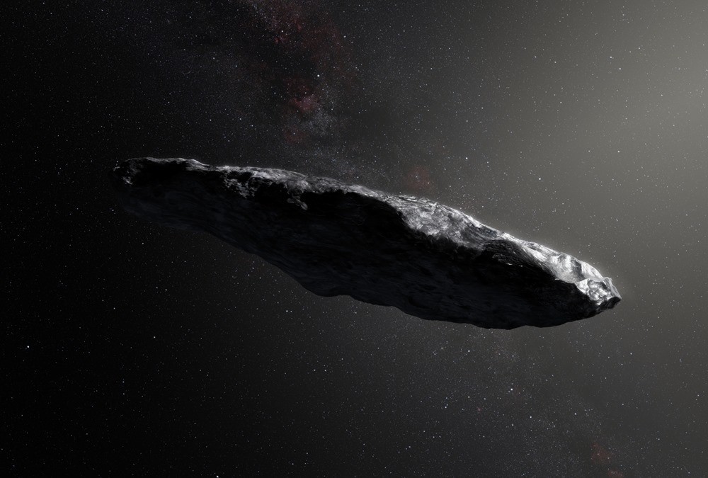Oumuamua, l’objet interstellaire qui a traversé notre système solaire, est-il la création d’une intelligence extraterrestre ?