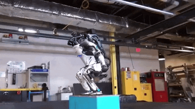 Le robot Atlas s’entraine apparemment pour les Jeux Olympiques