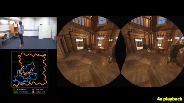 Réalité Virtuelle : tout en étant dans une petite pièce, des chercheurs ont trouvé un moyen de vous donner l’illusion de marcher indéfiniment en ligne droite