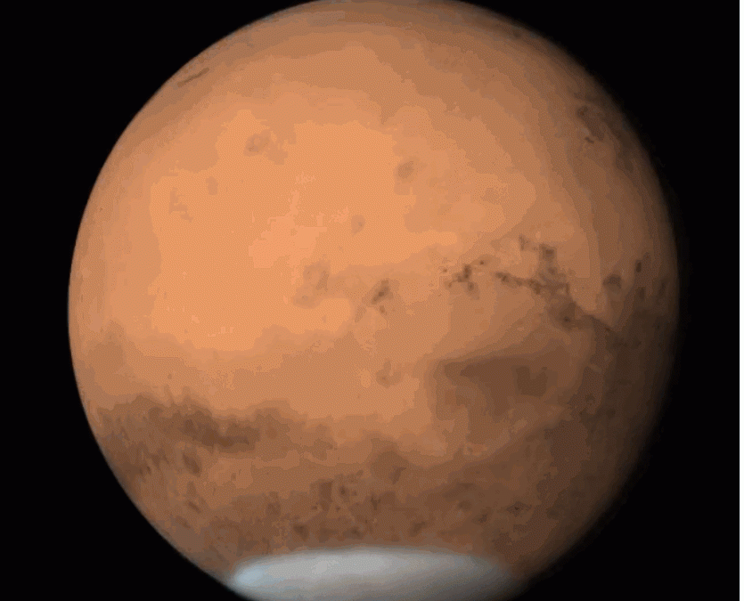 Une réaction chimique jusqu’alors indétectable a été repérée sur Mars