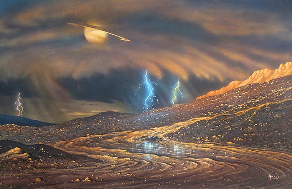 Précipitations saisonnières : “L’effet trottoir mouillé” des pluies de méthane sur la lune de Saturne, Titan