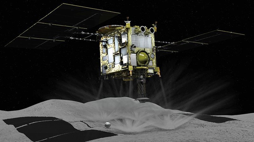 La sonde japonaise Hayabusa 2 entame son long périple de retour vers la Terre avec des souvenirs de l’astéroïde Ryugu