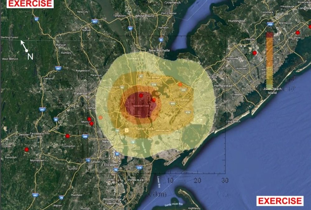 Un astéroïde s’est finalement écrasé sur New York dans la suite de la simulation impliquant les agences spatiales et les services d’urgences de la Terre