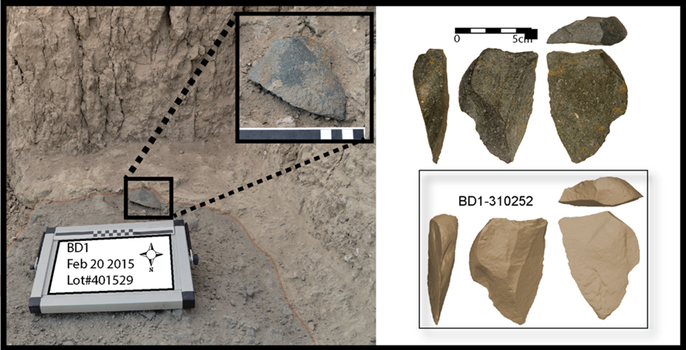 Les plus anciens outils en pierre taillée indiquent de l’invention répétée d’outils en pierre