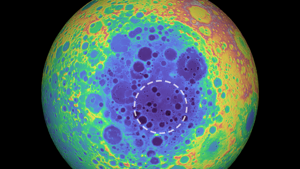 Elle nous cache quelque chose : Grosse anomalie de masse détectée sous le plus grand cratère de la Lune