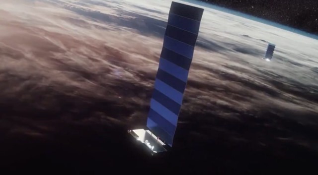 5 des 60 satellites (sur les 12 000 prévus) de Space X, pour un internet global, sont en passe de bruler dans notre atmosphère