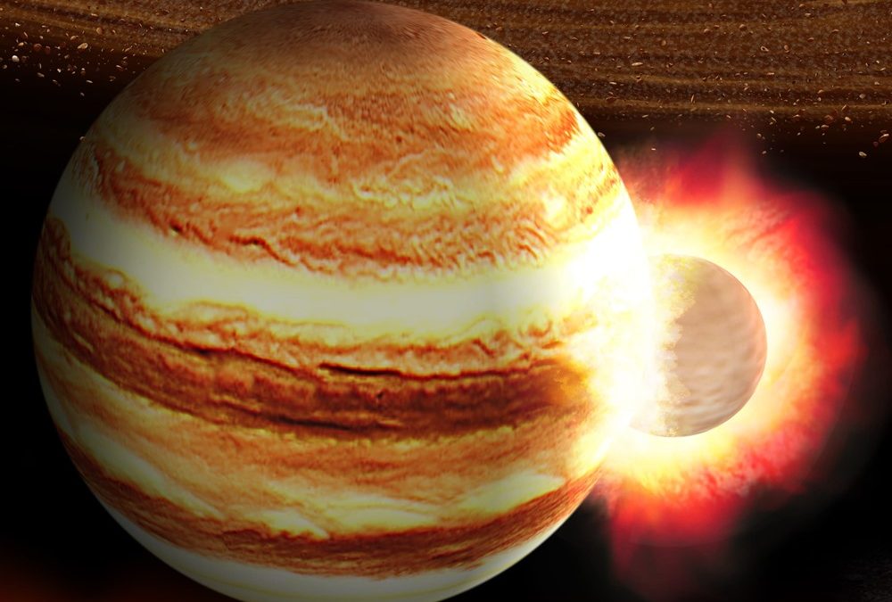 Il y a des éons, Jupiter aurait été percutée par une grosse protoplanète