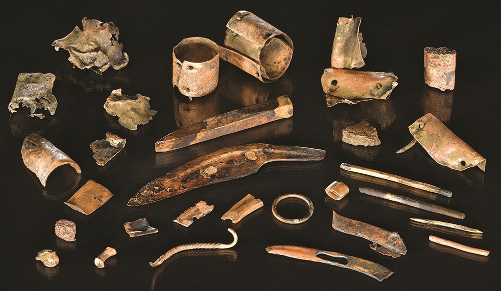 Le kit du guerrier de l’âge du bronze découvert dans les restes d’une épique bataille préhistorique