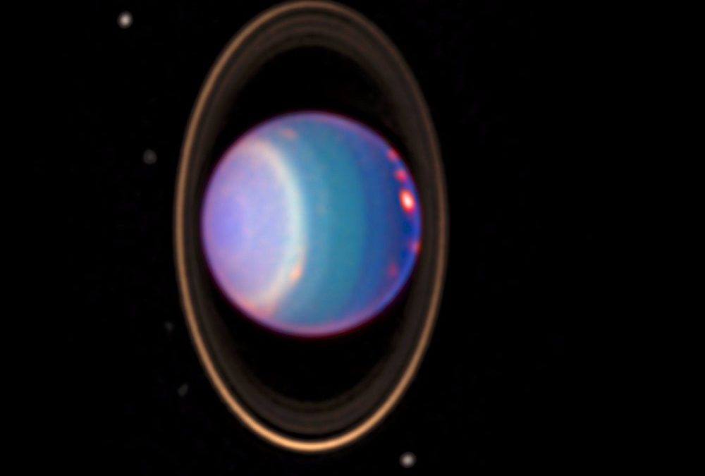 Une grosse collision avec un objet glacé serait à l’origine de l’étrange inclinaison d’Uranus