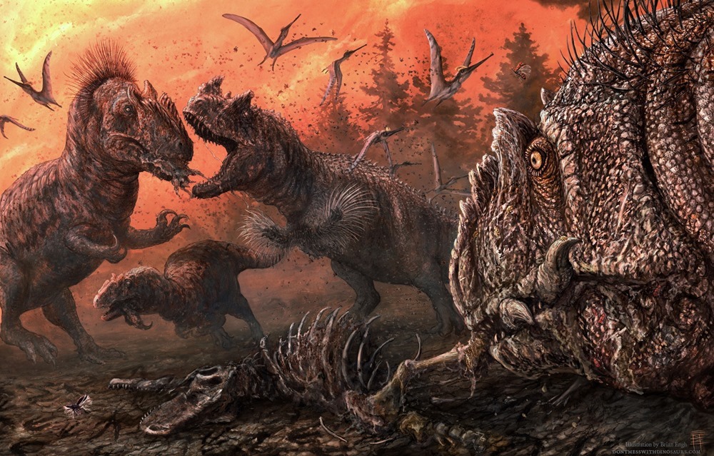 Allosaure : un grand dinosaure du jurassique qui se révèle avoir été un charognard et non un prédateur