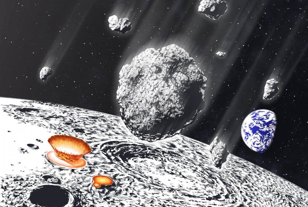 Une pluie de roches spatiale en provenance d’astéroïdes est tombée sur la Terre et la Lune il y a 800 millions d’années