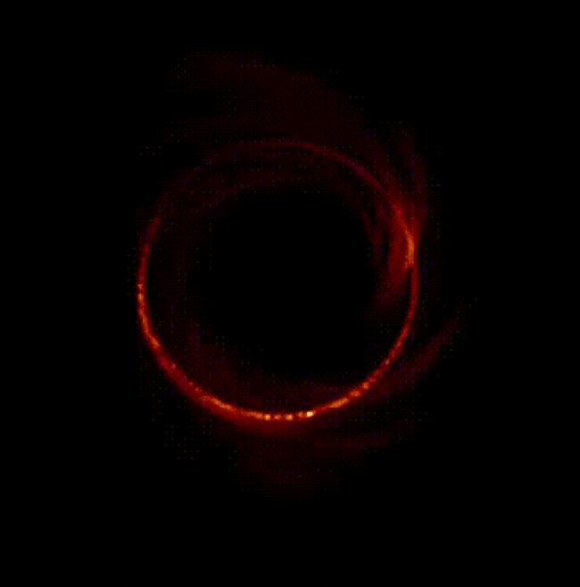 Ce premier point de vue sur un trou noir en mouvement, étrangement vacillant, bouleverse nos théories de l’univers