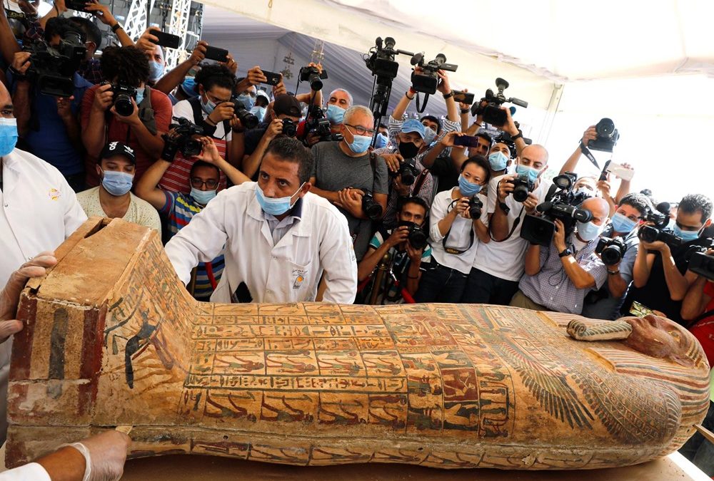 Des archéologues égyptiens révèlent la découverte de 59 anciens sarcophages