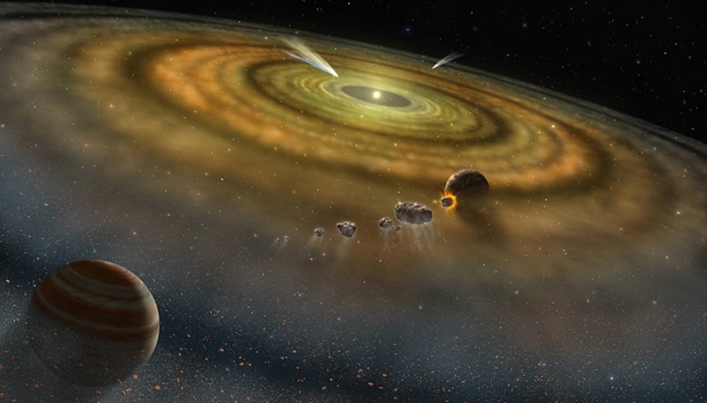 Des chercheurs estiment que le système solaire se serait formé en moins de 200 000 ans