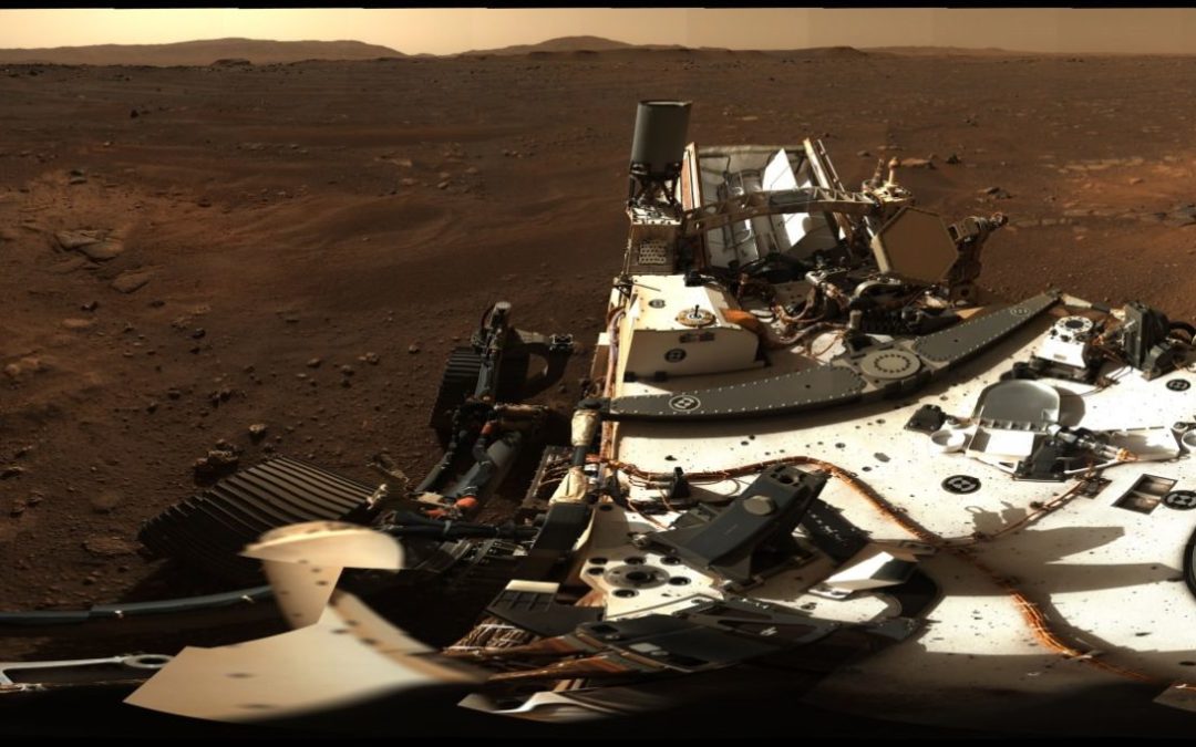 Premier panorama haute définition sur 360 ° du site d’atterrissage de l’astromobile Perseverance sur Mars