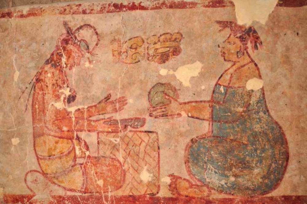 La facture Maya était salée : une ancienne peinture murale vieille de 2 500 ans décrit le troc du sel en tant que monnaie d’échange