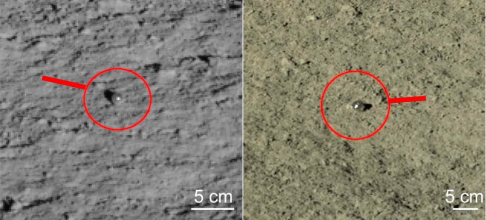 L’astromobile chinoise Yutu 2 a trouvé de petites billes de verres sur la face cachée de la Lune
