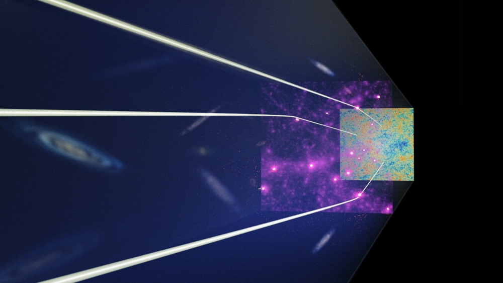 A l’aide d’un effet de lentille cosmique, des chercheurs observent la plus ancienne matière noire repérée dans l’univers