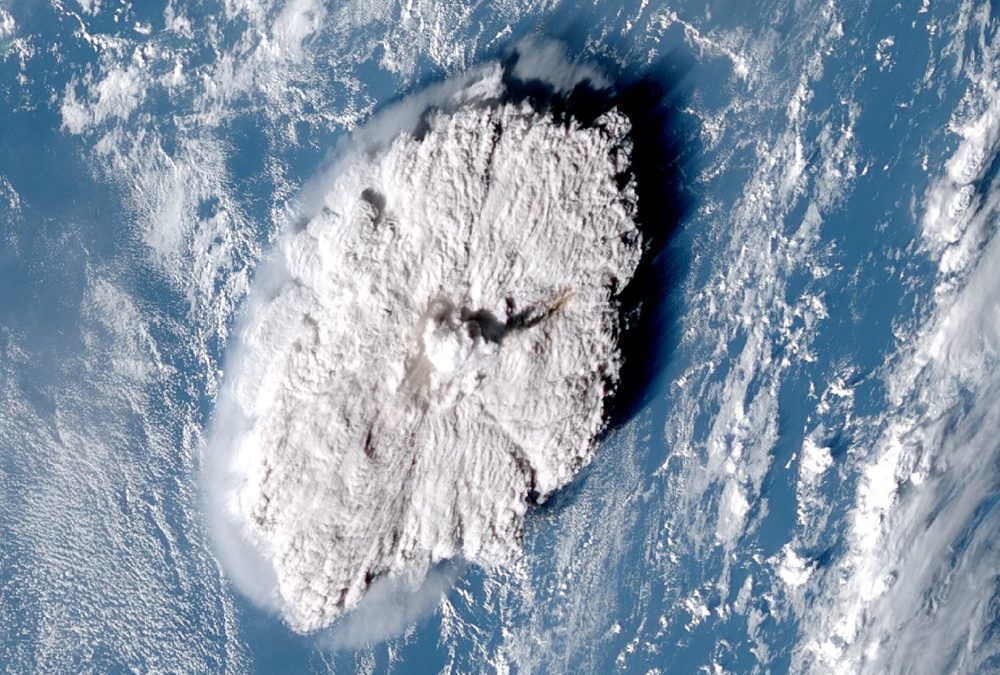 Le plus haut panache volcanique connu à ce jour a pénétré la mésosphère