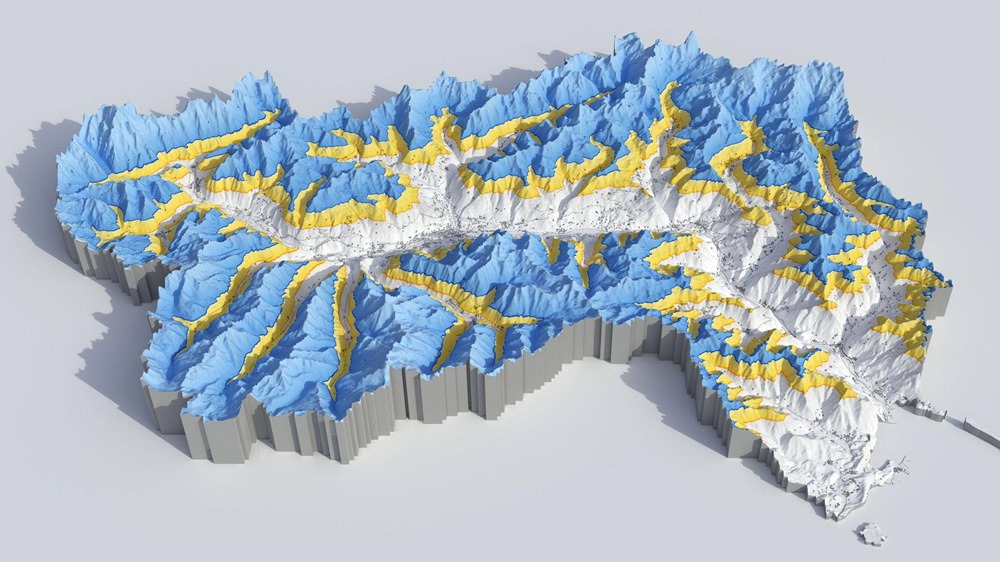 Le manque de neige dans les alpes italiennes entraine sécheresse dans le nord de l’Italie