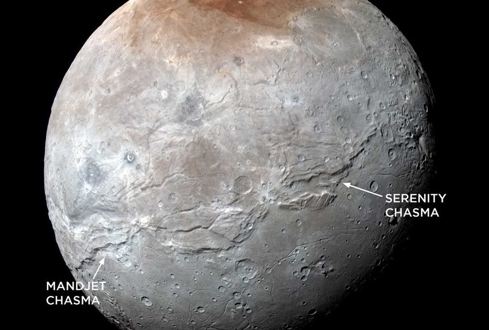 Des chercheurs percent le secret de la formation des fissures de Charon, la lune de Pluton