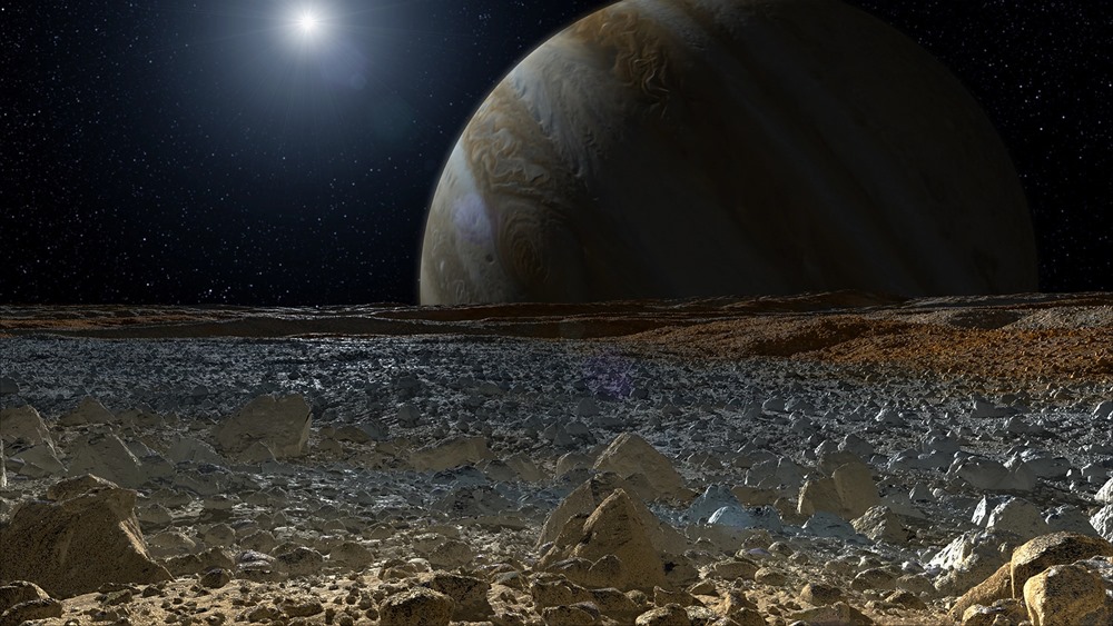La rotation de la coquille de glace de la lune Europe pourrait être contrôlée par les mouvements de son océan souterrain