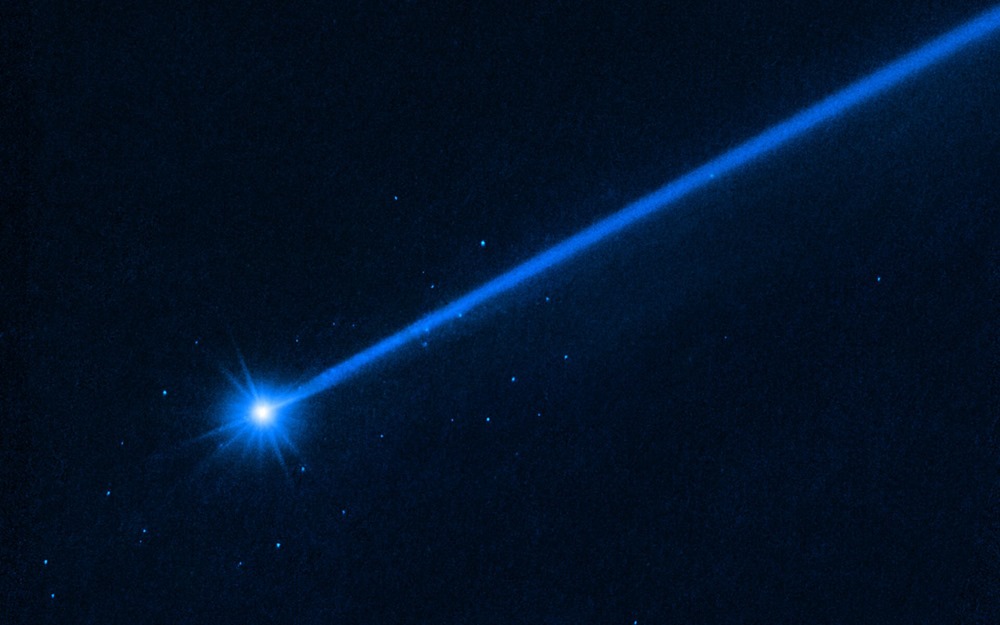 Le télescope Hubble repère un nuage de blocs rocheux provenant de la mission de la NASA visant à briser des astéroïdes