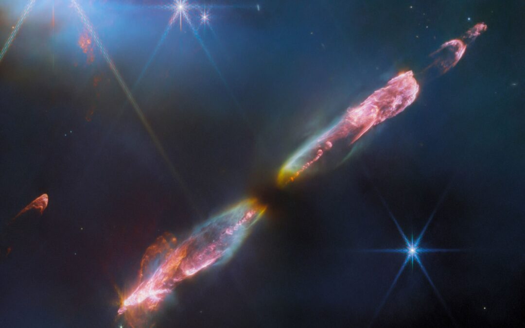 Cette superbe image du télescope spatial James Webb révèle une jeune étoile produisant des jets supersoniques