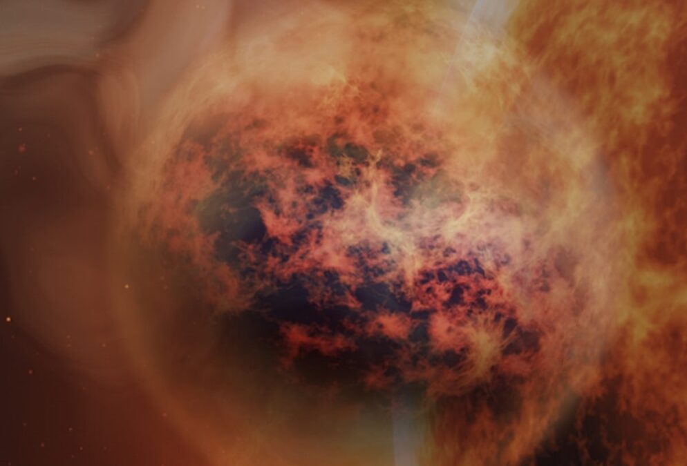 Une exoplanète duveteuse, brûlée par son soleil, possède des nuages qui font pleuvoir du sable