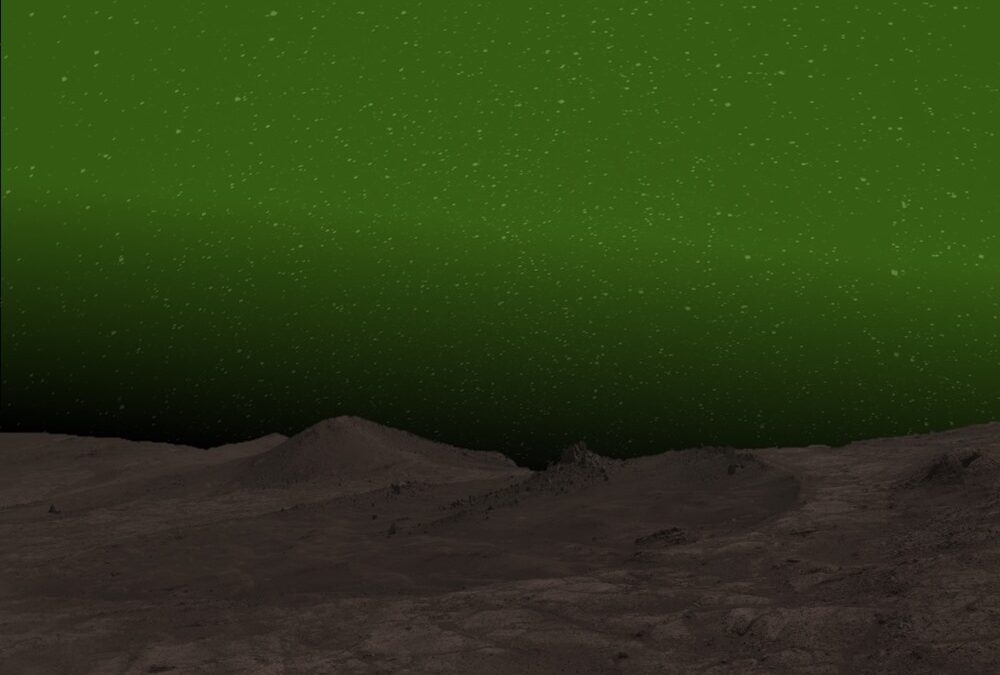 La mission ExoMars capture une lumière verte inattendue dans le ciel martien
