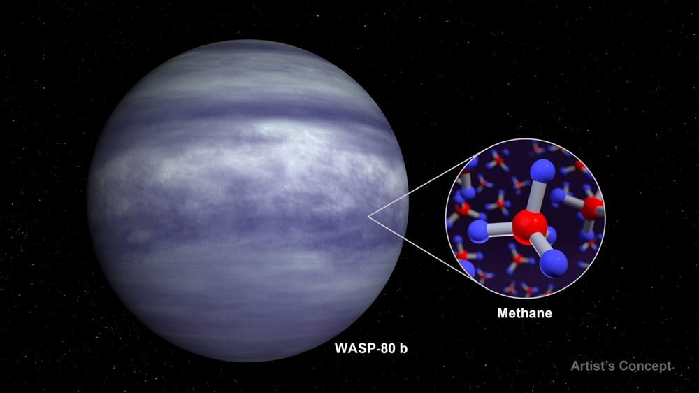 Du méthane et de l’eau détectés dans l’atmosphère d’une exoplanète proche
