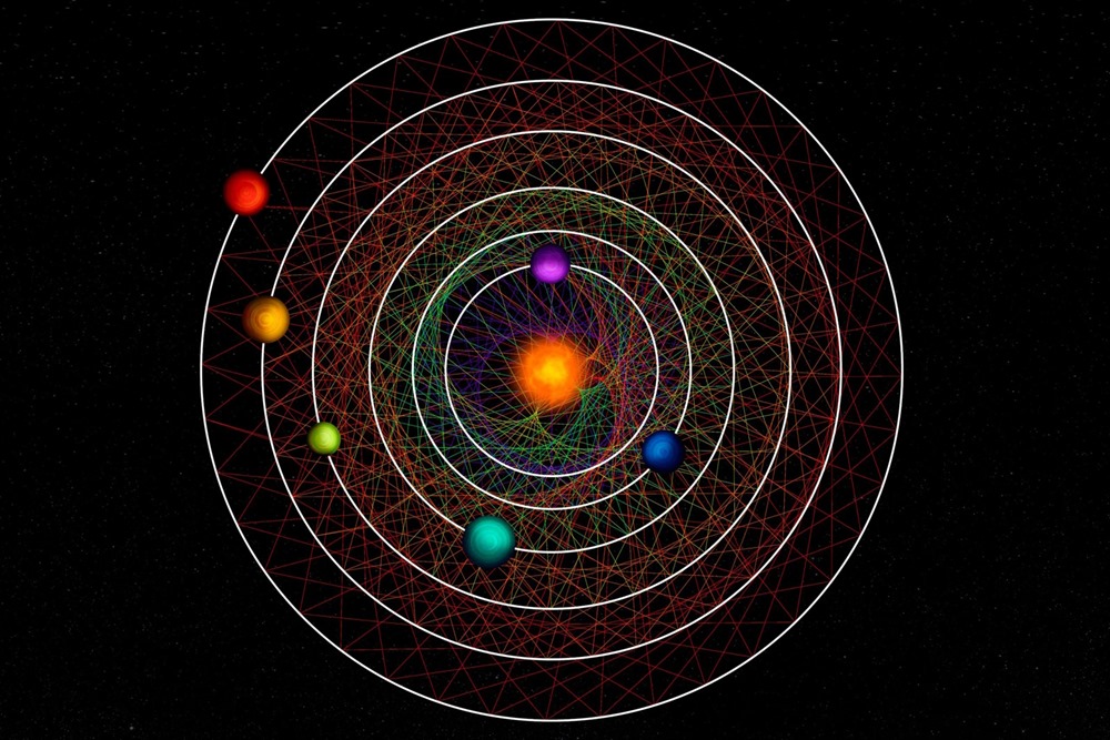 Découverte d’un rare système à 6 exoplanètes aux orbites mathématiquement parfaites