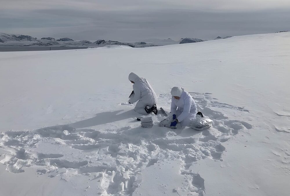 Pour la première fois, des contaminants contenus dans les crèmes solaires ont été trouvés dans la neige de l’Arctique
