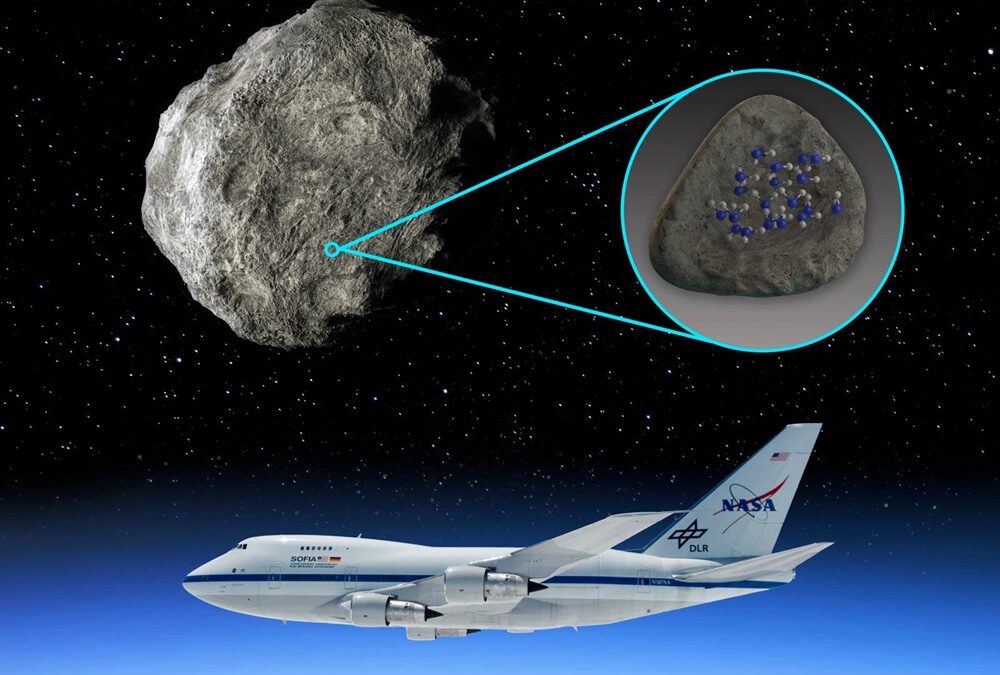 Des molécules d’eau ont été découvertes à la surface d’astéroïdes normalement secs