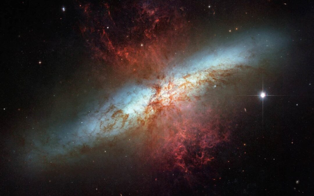 Le télescope spatial James Webb observe les profondeurs cachées de la galaxie à sursaut de formation d’étoiles Messier 82